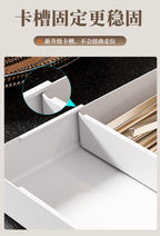 Kitchen Storage Cabinet Household Cabinet Built-in Divided Knife and Fork Chopsticks Kitchen Drawer Partition Tableware Storage Box