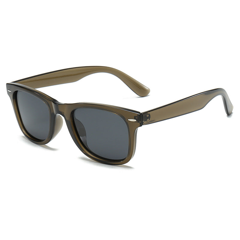 Trendy Version 2140 Us Version Metal Hinge Sunglasses for Men and Women Driving Sports Polarized Sunglasses Rice Nail Retro Glasses