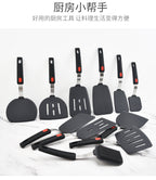 Silicone Cooking Utensils Teppanyaki Cooking Shovel Non-stick Pan Silicone Pancake Yazi Shovel Cross-border Hot Sale