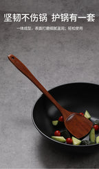 Non-Stick Pan Special Spatula for Cooking, Household Spatula, Wooden Spatula, Wooden Spoon, Rice Spoon, Wooden Spatula, Kitchen Utensils Spatula
