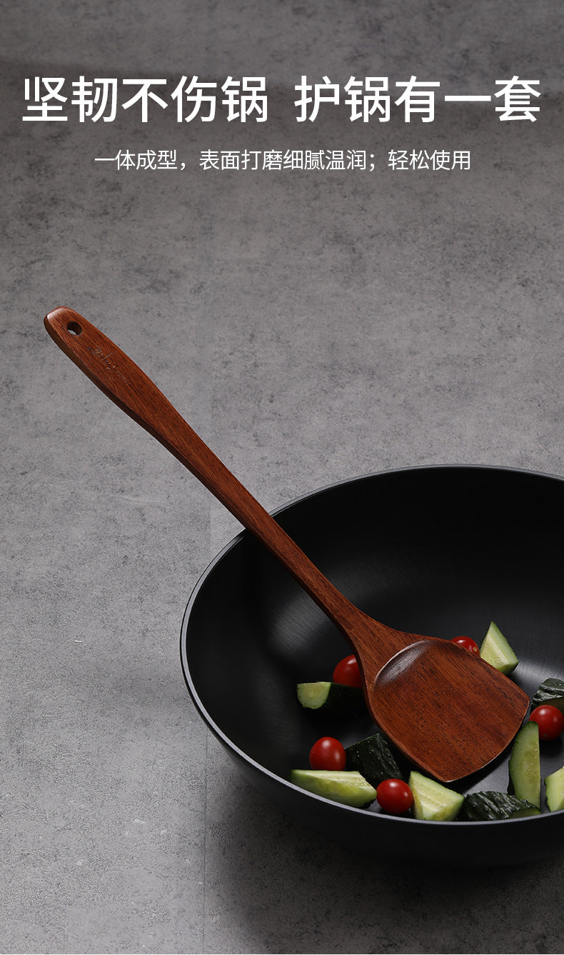Non-Stick Pan Special Spatula for Cooking, Household Spatula, Wooden Spatula, Wooden Spoon, Rice Spoon, Wooden Spatula, Kitchen Utensils Spatula