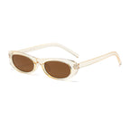 2026 New Style Personalized Small Frame Simple Versatile Street Style Oval Frame Sunglasses High-End Retro Fashion Sunglasses