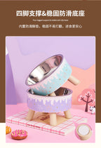 Pet Bowl Anti-overturning Cat Bowl Pet Stainless Steel Dog Bowl Cat Neck Protection High Foot Bowl Dog Food Utensils Cross-border New