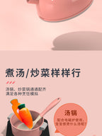 [Cross-border Exclusive] Simulation Kitchenette Cooking Kitchenware suit Fruit Chicing Music Cooking Induction Cooker to play house