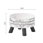 Pet Bowl Anti-overturning Cat Bowl Pet Stainless Steel Dog Bowl Cat Neck Protection High Foot Bowl Dog Food Utensils Cross-border New
