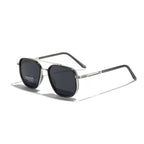 Semi-Metal Large Square Frame Sunglasses for Men Tr90 Polarized Glasses 2025 New Fashion Retro Sunglasses for Women Factory Direct Sales