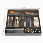 Kitchen Storage Cabinet Household Cabinet Built-in Divided Knife and Fork Chopsticks Kitchen Drawer Partition Tableware Storage Box