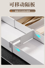 Kitchen Storage Cabinet Household Cabinet Built-in Divided Knife and Fork Chopsticks Kitchen Drawer Partition Tableware Storage Box