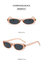 2026 New Style Personalized Small Frame Simple Versatile Street Style Oval Frame Sunglasses High-End Retro Fashion Sunglasses