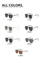 Semi-Metal Large Square Frame Sunglasses for Men Tr90 Polarized Glasses 2025 New Fashion Retro Sunglasses for Women Factory Direct Sales