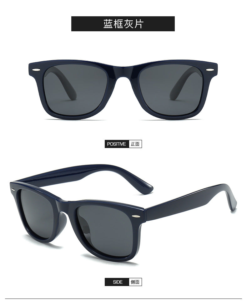 Trendy Version 2140 Us Version Metal Hinge Sunglasses for Men and Women Driving Sports Polarized Sunglasses Rice Nail Retro Glasses