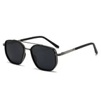 Semi-Metal Large Square Frame Sunglasses for Men Tr90 Polarized Glasses 2025 New Fashion Retro Sunglasses for Women Factory Direct Sales