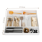 Kitchen Storage Cabinet Household Cabinet Built-in Divided Knife and Fork Chopsticks Kitchen Drawer Partition Tableware Storage Box