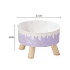 Pet Bowl Anti-overturning Cat Bowl Pet Stainless Steel Dog Bowl Cat Neck Protection High Foot Bowl Dog Food Utensils Cross-border New