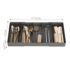 Kitchen Storage Cabinet Household Cabinet Built-in Divided Knife and Fork Chopsticks Kitchen Drawer Partition Tableware Storage Box