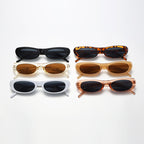 2026 New Style Personalized Small Frame Simple Versatile Street Style Oval Frame Sunglasses High-End Retro Fashion Sunglasses