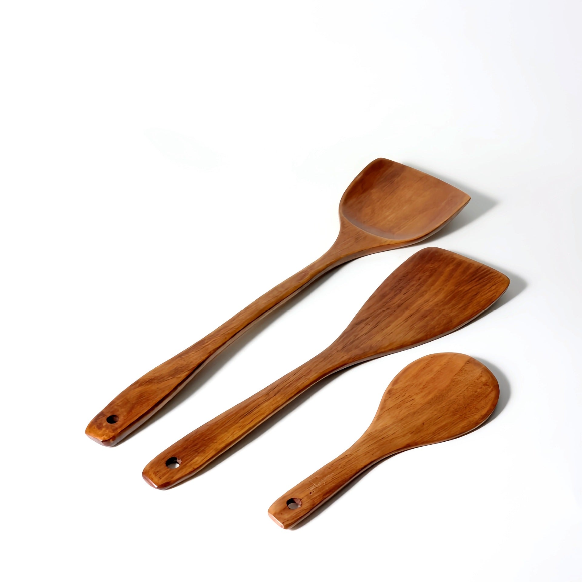 Non-Stick Pan Special Spatula for Cooking, Household Spatula, Wooden Spatula, Wooden Spoon, Rice Spoon, Wooden Spatula, Kitchen Utensils Spatula