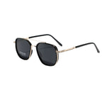 Semi-Metal Large Square Frame Sunglasses for Men Tr90 Polarized Glasses 2025 New Fashion Retro Sunglasses for Women Factory Direct Sales