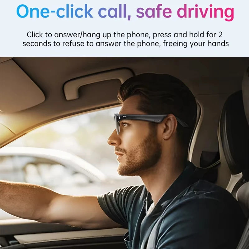 Lenovo  Smart Glasses 2026 New AI Translation Bluetooth Conversation Recording Listening To Music Men Women Smart Sunglasses