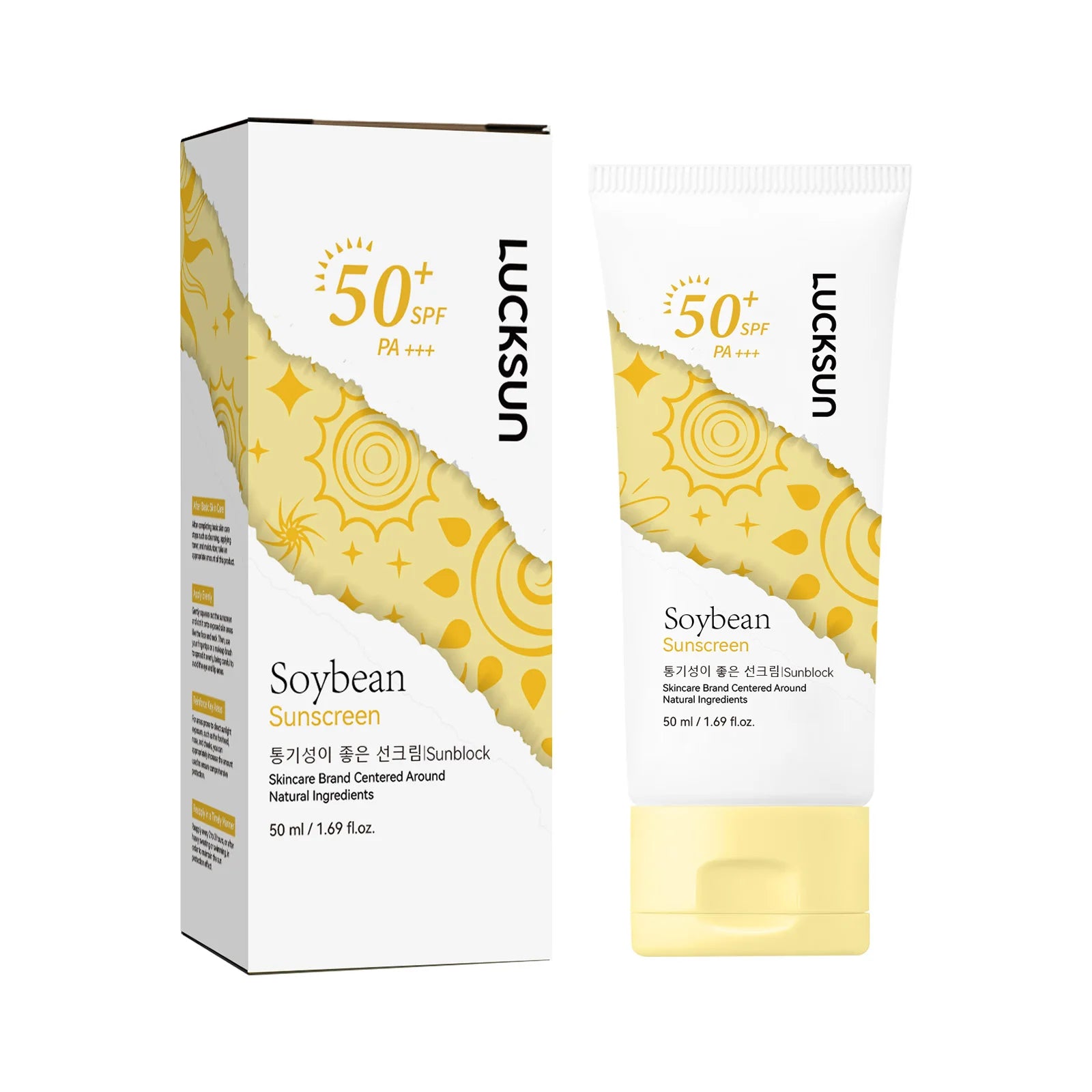 5 قطع كريم واقي شمس بعامل حماية SPF50+ سنتيلا، حماية قوية من الأشعة فوق البنفسجية، واقي شمس مائي للجسم والوجه، مرطب للعناية بالبشرة