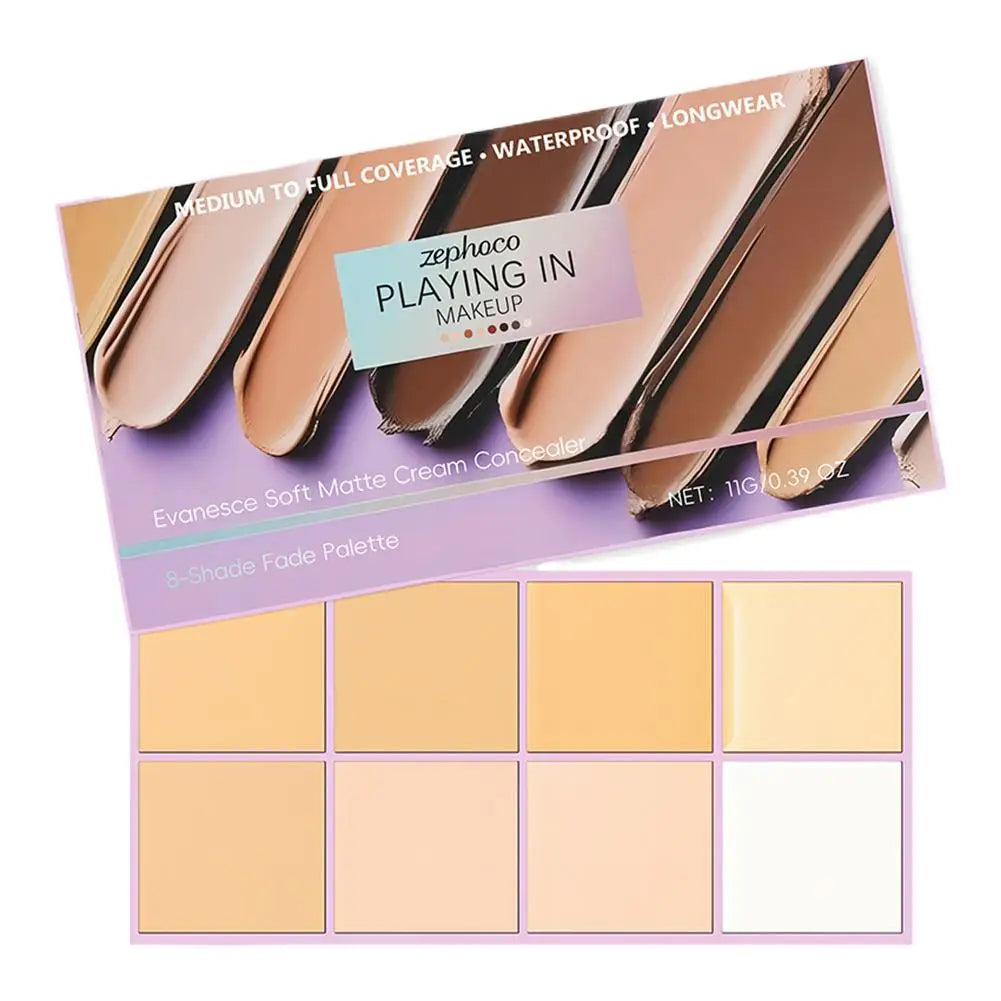 Soft Matte Gradient Concealer - High Coverage Cream Concealer For Dark Circles, Redness & Blemishes Makeup Base Use