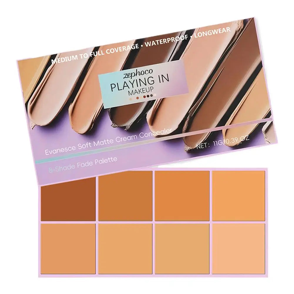 Soft Matte Gradient Concealer - High Coverage Cream Concealer For Dark Circles, Redness & Blemishes Makeup Base Use