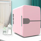 6L Car Mini Fridge Beauty Cosmetics Mask Makeup Skincare Refrigerator Semiconductor USB Heated Cooling Dormitory Refrigerator