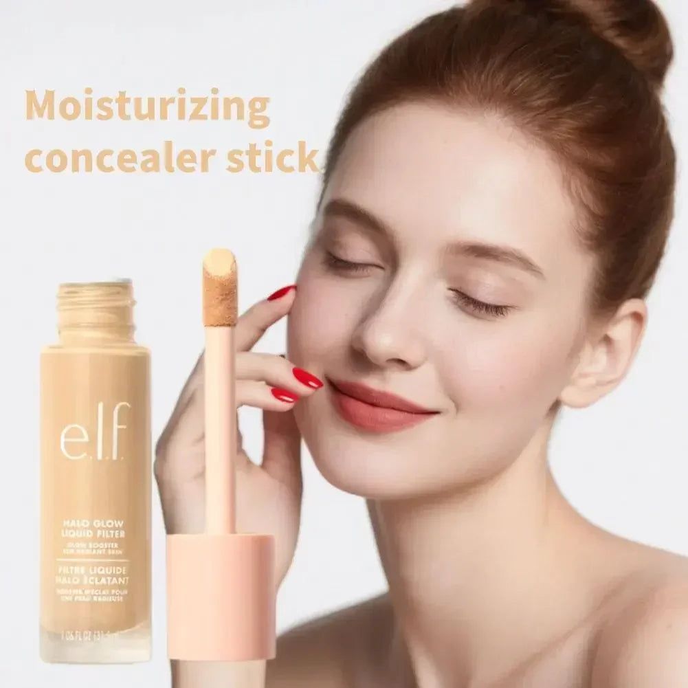 كريم أساس سائل مقاوم للماء بتغطية كاملة من Elf يدوم طويلاً بلمسة نهائية مطفية لإخفاء الهالات السوداء والعيوب ومستحضرات تجميل لجميع أنواع البشرة