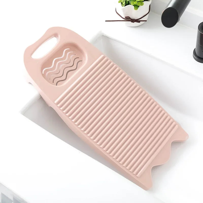 Wash Board Thickened Hand Wash Laundry Boards Dirty Clothes Washboard with Soap Holder Design for Underwear Lingerie Cleaning