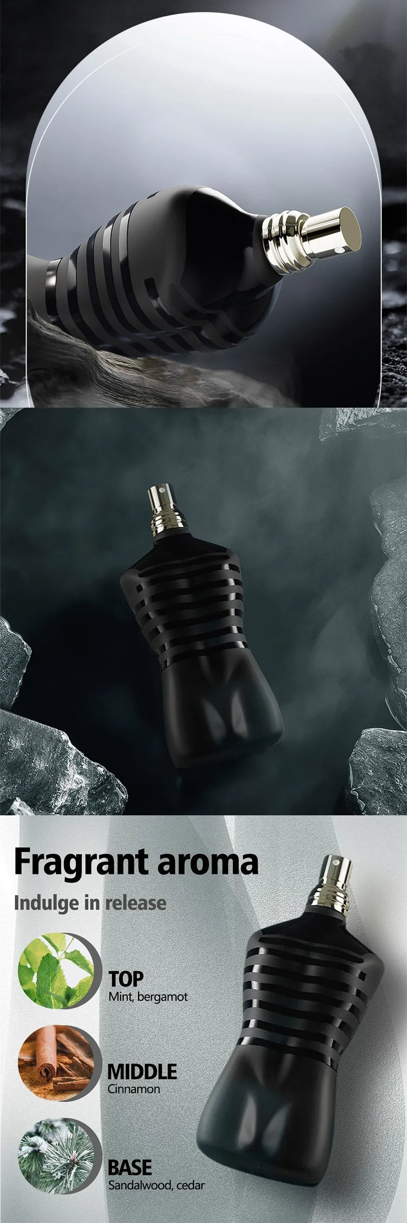 Men`s Perfume Long Lasting Eau De Toilette 100ML Eau De Cologne Male Naturally Fragrant Fashionable Spray Men Eau De Parfume