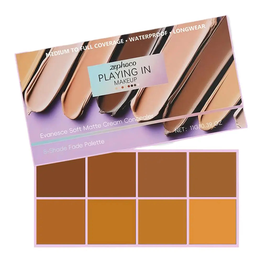 Soft Matte Gradient Concealer - High Coverage Cream Concealer For Dark Circles, Redness & Blemishes Makeup Base Use