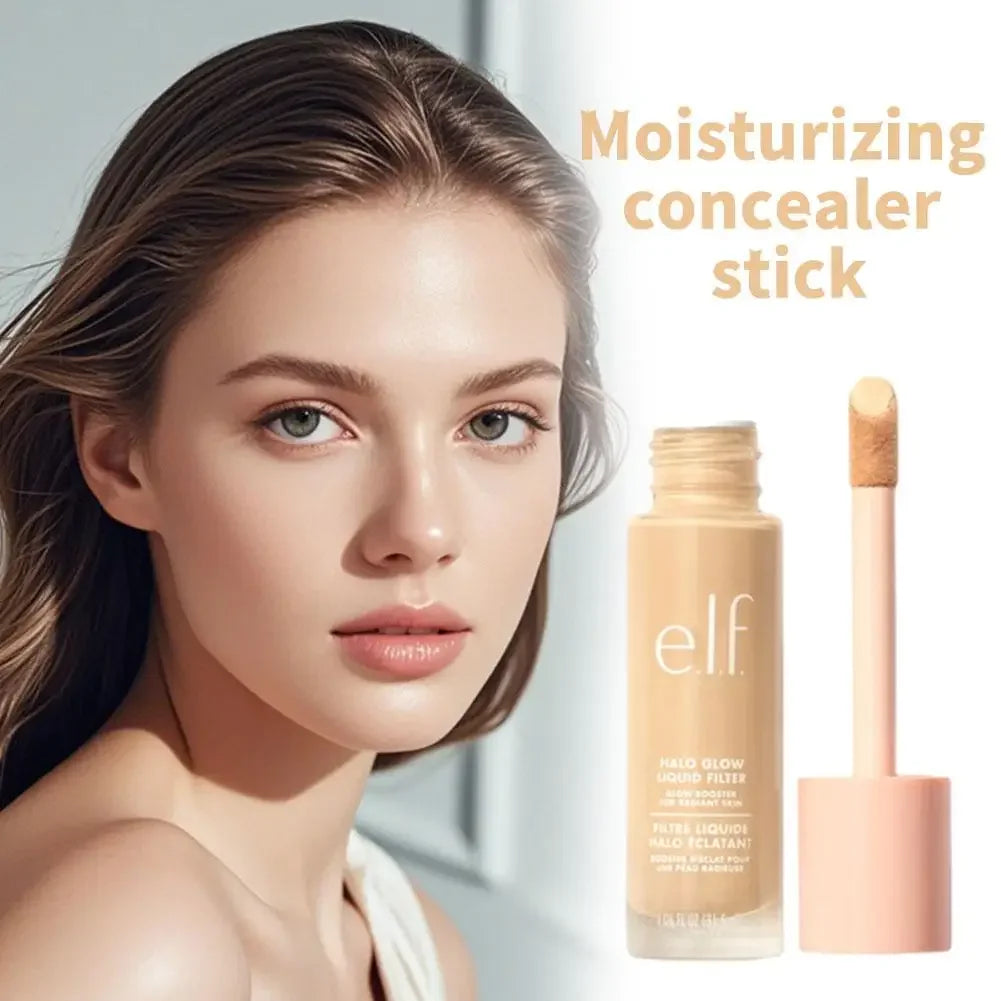 كريم أساس سائل مقاوم للماء بتغطية كاملة من Elf يدوم طويلاً بلمسة نهائية مطفية لإخفاء الهالات السوداء والعيوب ومستحضرات تجميل لجميع أنواع البشرة