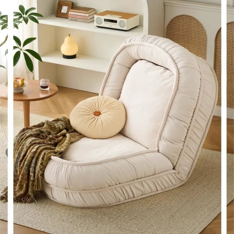OMGD Lazy Couch Human Kennel Couch Bed Sheets Human Double Internet Celebrity Balcony Folding Huge Room Bedroom Tatami