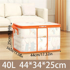 Extra Large Handle Storage Bag - Portable Clothing And Quilt Organizing Bag with Window, Durable Polyester Material, Suitable Fo