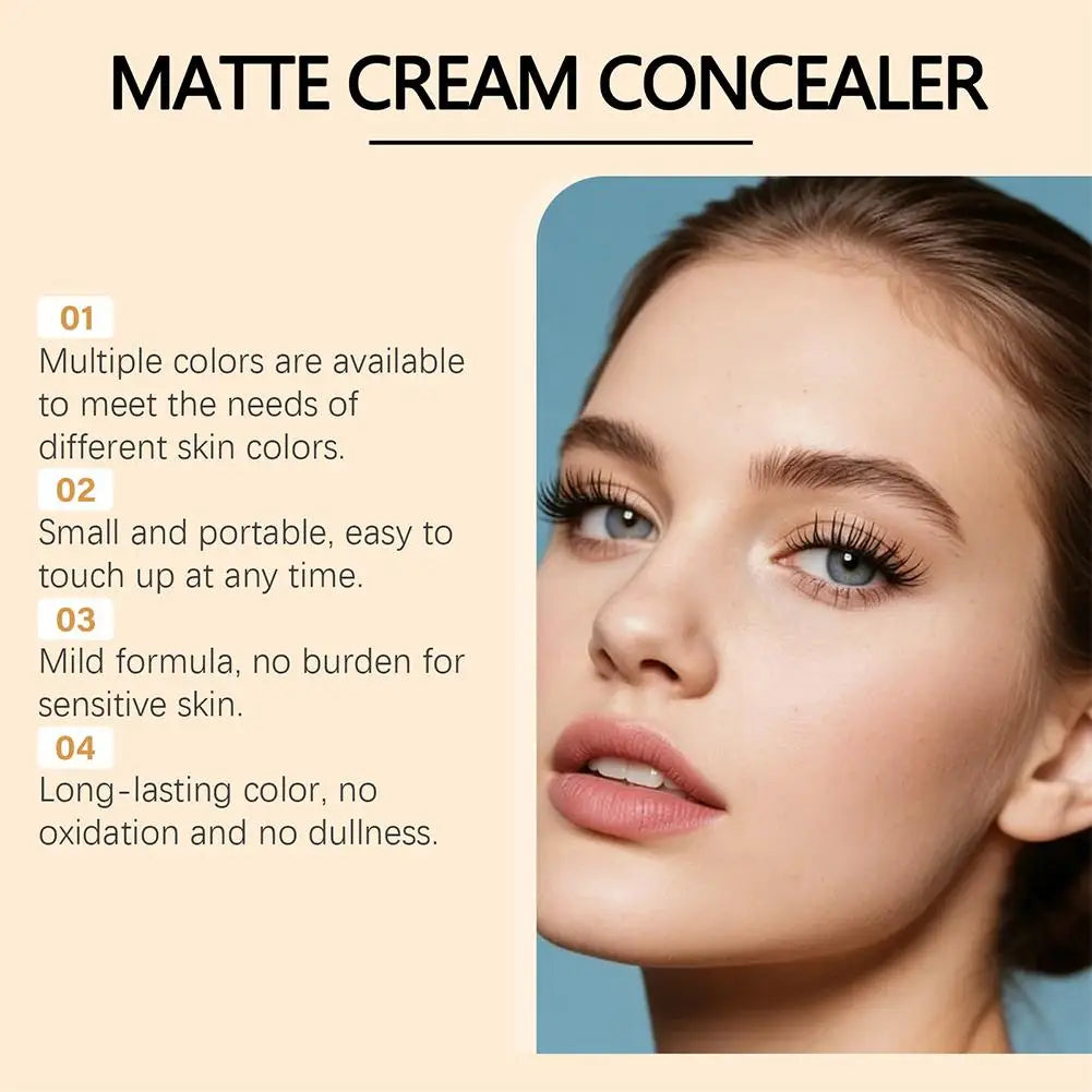 Soft Matte Gradient Concealer - High Coverage Cream Concealer For Dark Circles, Redness & Blemishes Makeup Base Use