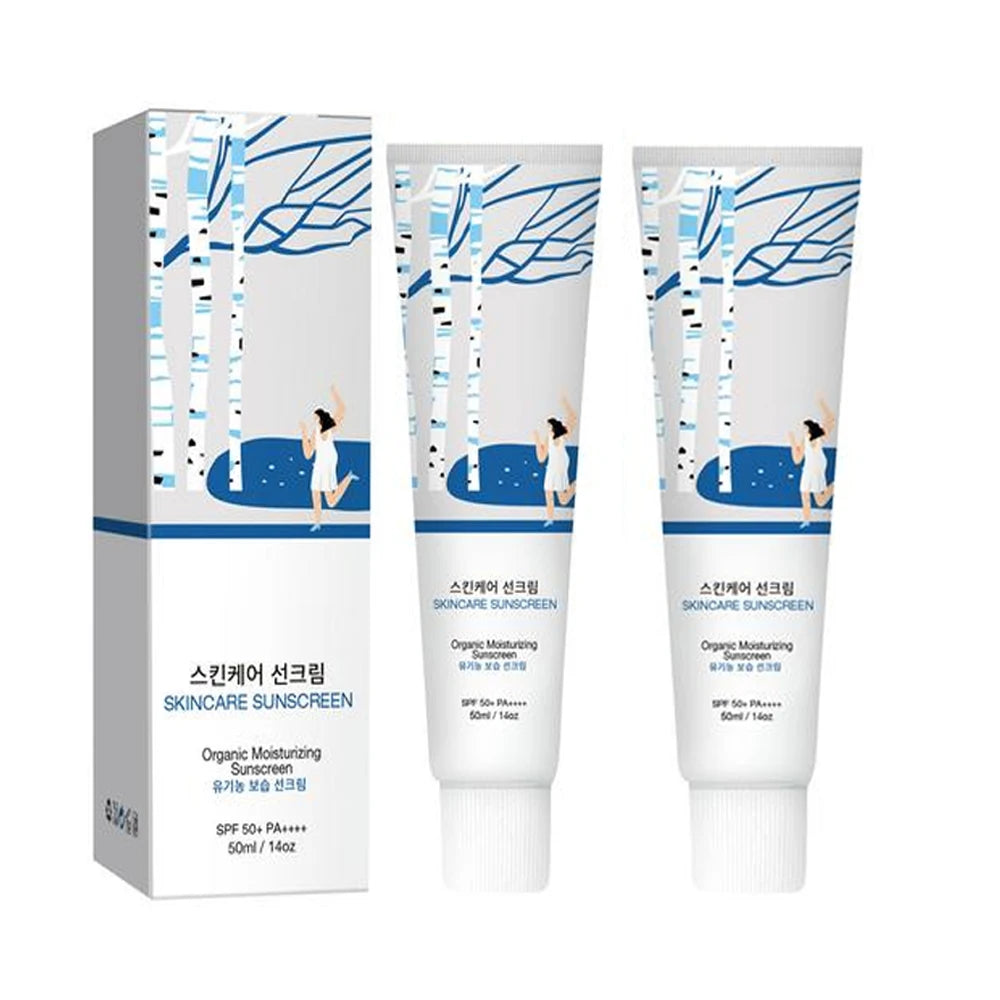5 قطع كريم واقي شمس بعامل حماية SPF50+ سنتيلا، حماية قوية من الأشعة فوق البنفسجية، واقي شمس مائي للجسم والوجه، مرطب للعناية بالبشرة