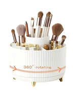 Glow Spin 360° Makeup Organizer – Rotating Cosmetic Storage Case for Vanity & Skincare