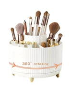 Glow Spin 360° Makeup Organizer – Rotating Cosmetic Storage Case for Vanity & Skincare
