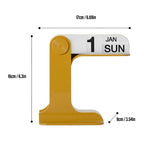 2025-2026  Perpetual Calendar  Perpetual Calendar 2025-2026 Daily Desktop Ornament  Home Decor Desk Accessories