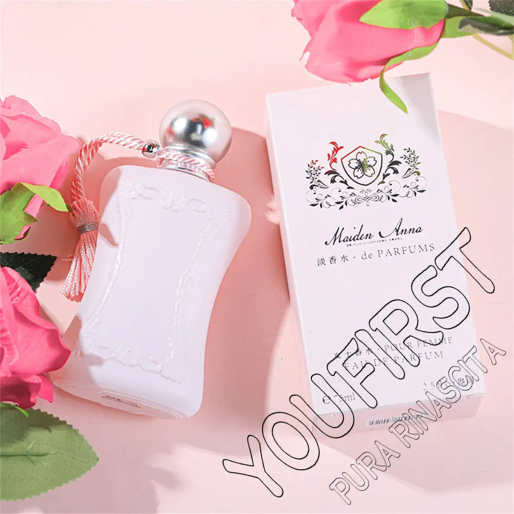 عطر فاخر يدوم طويلاً 75 مل للنساء بخاخ جسم برائحة زهور عطور فرمون عطر نسائي أو دو بارفان كولونيا رجالية