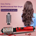 3 in 1 Hot Air Brush, Negative Ion Hair Dryer & Volumizer, Tool for Smooth Hair, Suitable for Home & Travel