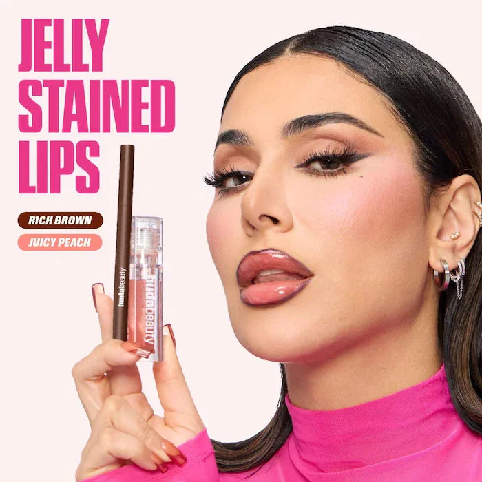 Huda Beauty Lip Liner Pencil Nude Matte Waterproof Non-stick Cup Cherry Red Lip Liner Lip Contour Pen Lipstick Makeup For Woman