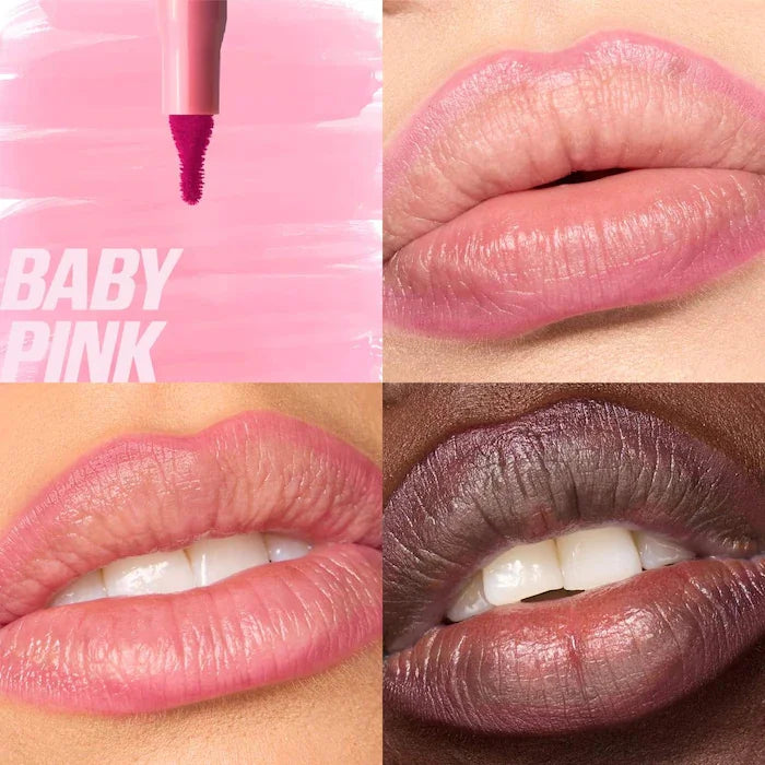 Huda Beauty Lip Liner Pencil Nude Matte Waterproof Non-stick Cup Cherry Red Lip Liner Lip Contour Pen Lipstick Makeup For Woman
