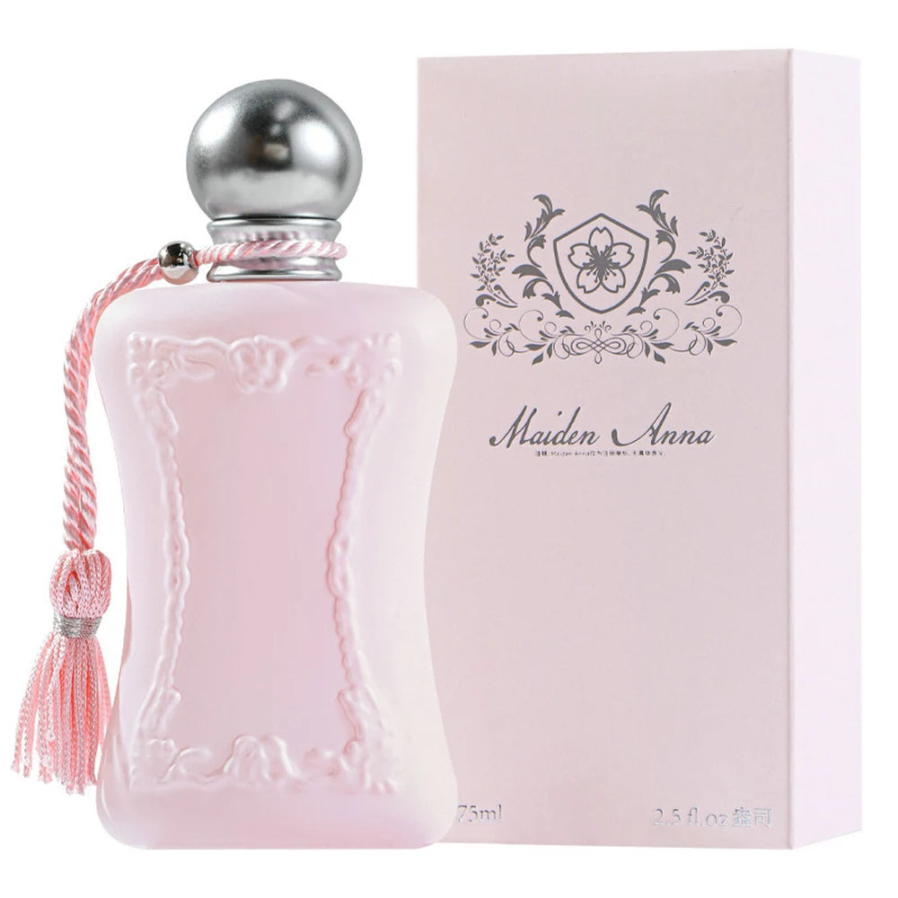 عطر فاخر يدوم طويلاً 75 مل للنساء بخاخ جسم برائحة زهور عطور فرمون عطر نسائي أو دو بارفان كولونيا رجالية