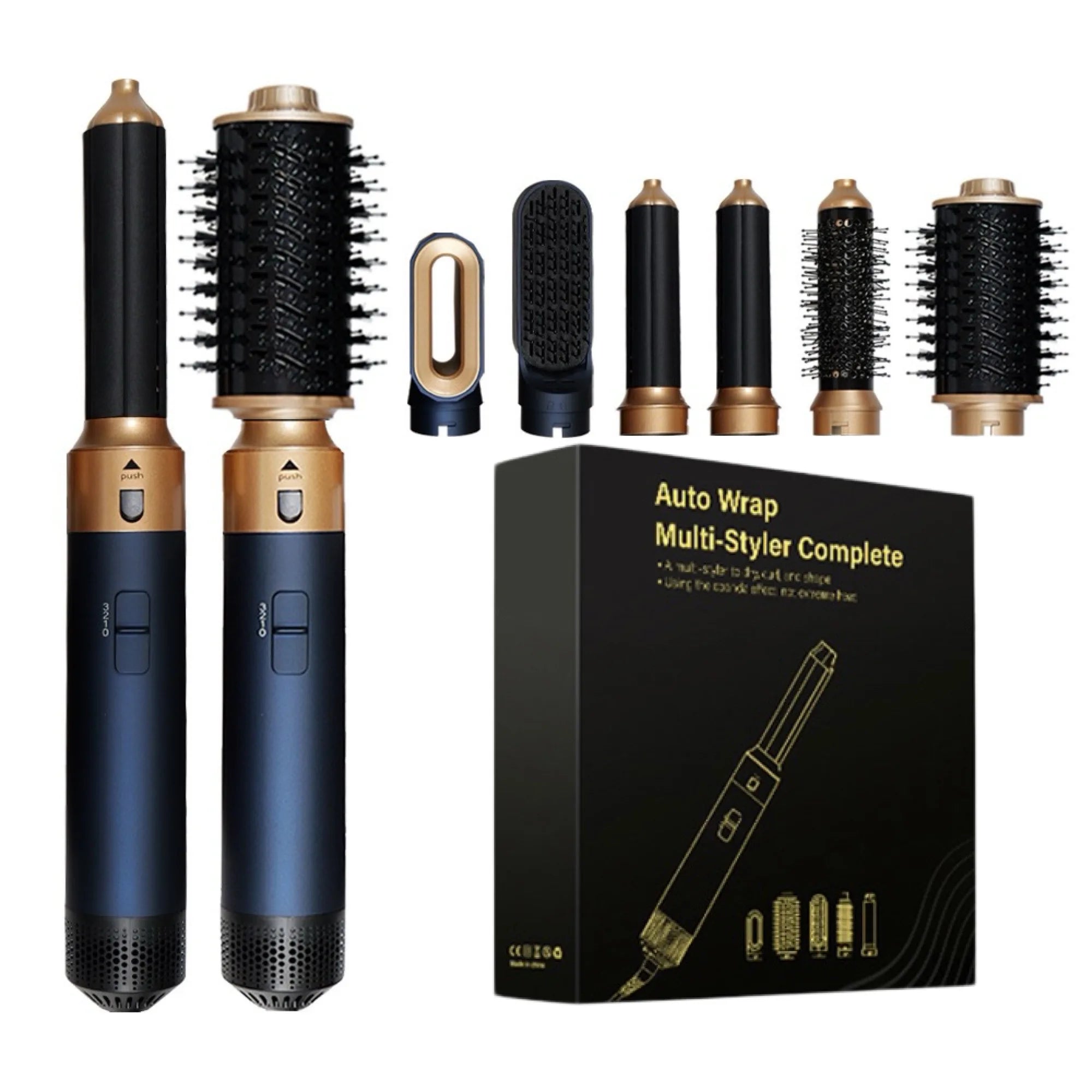 6 in 1 Hair Dryer Multi Styler With Hair Brush Curling Iron Hair Straightener Personal Care Styling Tool Hair Dryer Multi Styler