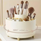 Glow Spin 360° Makeup Organizer – Rotating Cosmetic Storage Case for Vanity & Skincare