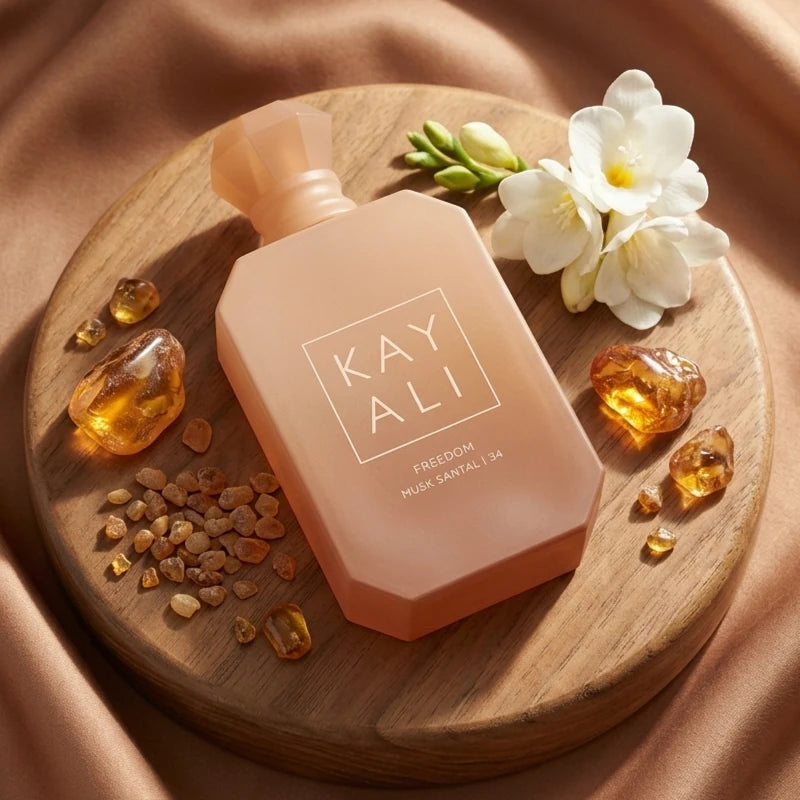 100 مل عطر فريدوم مسك صندل | 34 عطر برغموت فانيليا عنبر يدوم طويلاً ماء عطر للجنسين دافئ حسي أنيق
