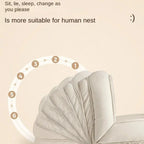 OMGD Lazy Couch Human Kennel Couch Bed Sheets Human Double Internet Celebrity Balcony Folding Huge Room Bedroom Tatami
