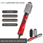 3 In 1 -Rotating Brush Curling Straightening Styling