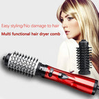 3 In 1 -Rotating Brush Curling Straightening Styling